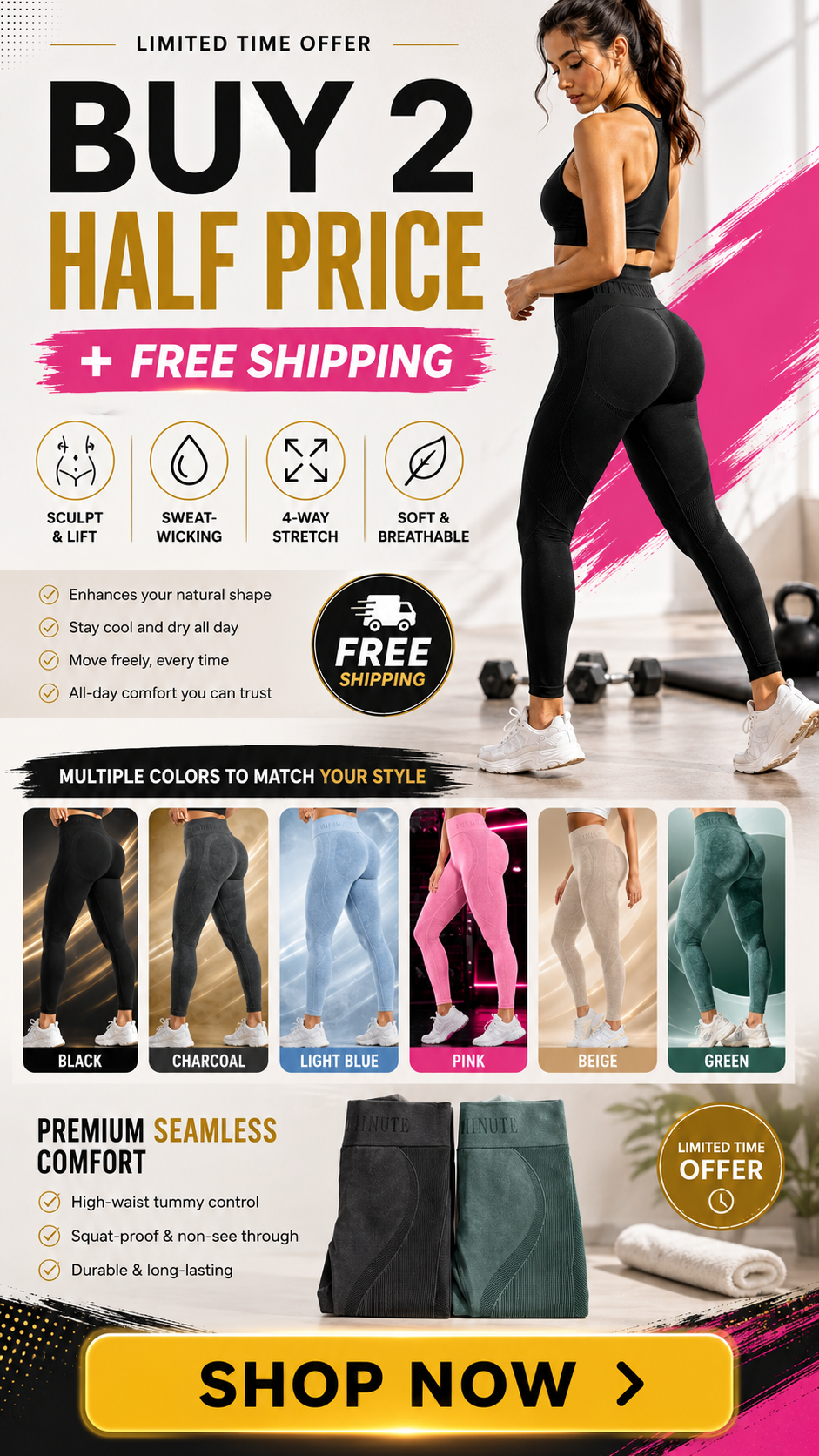 Leggings Butt Premium  Collection