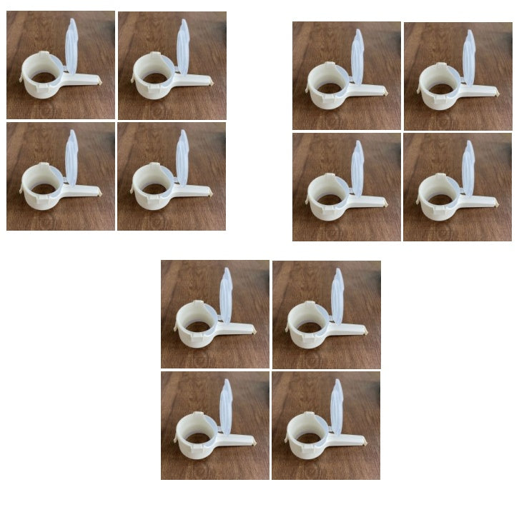 Plastic Food Bag Sealing Clips Set