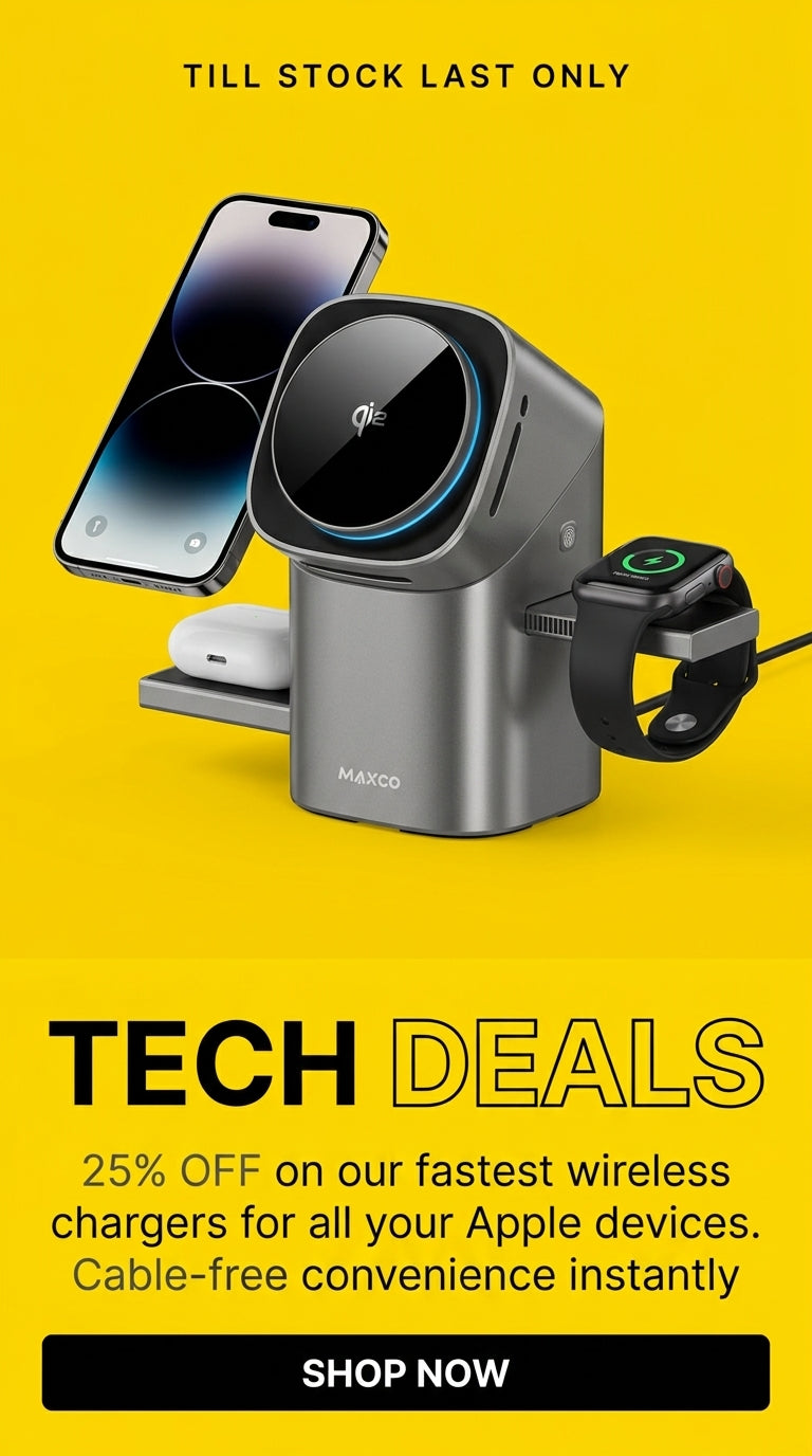 3-in-1 Magnetic Wireless Charger